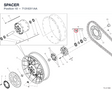 SPACER 71316311AA diagram position