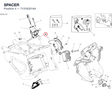 SPACER 71316321AA diagram position