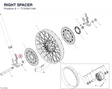 RIGHT SPACER 71316411AA diagram position