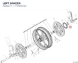 LEFT SPACER 71316441AA diagram position