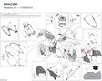 SPACER 71316541A diagram position