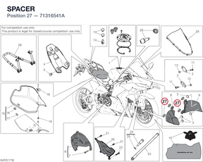 SPACER 71316541A diagram position