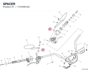 SPACER 71316561AA diagram position