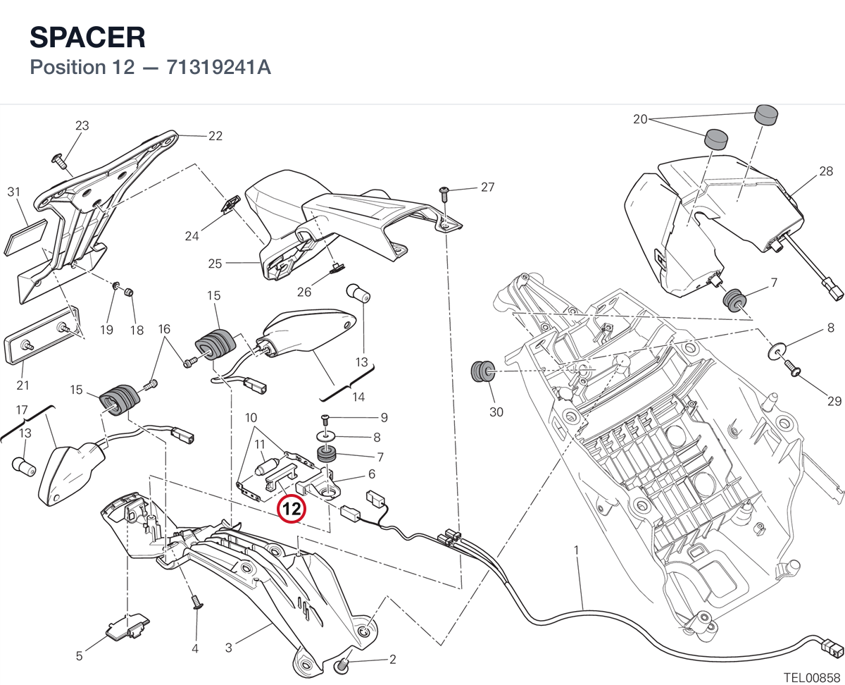 SPACER 71319241A diagram position
