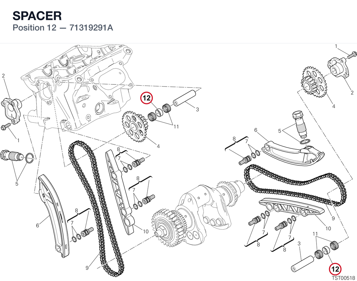 SPACER 71319291A diagram position