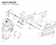 RIGHT SPACER 71319452AA diagram position