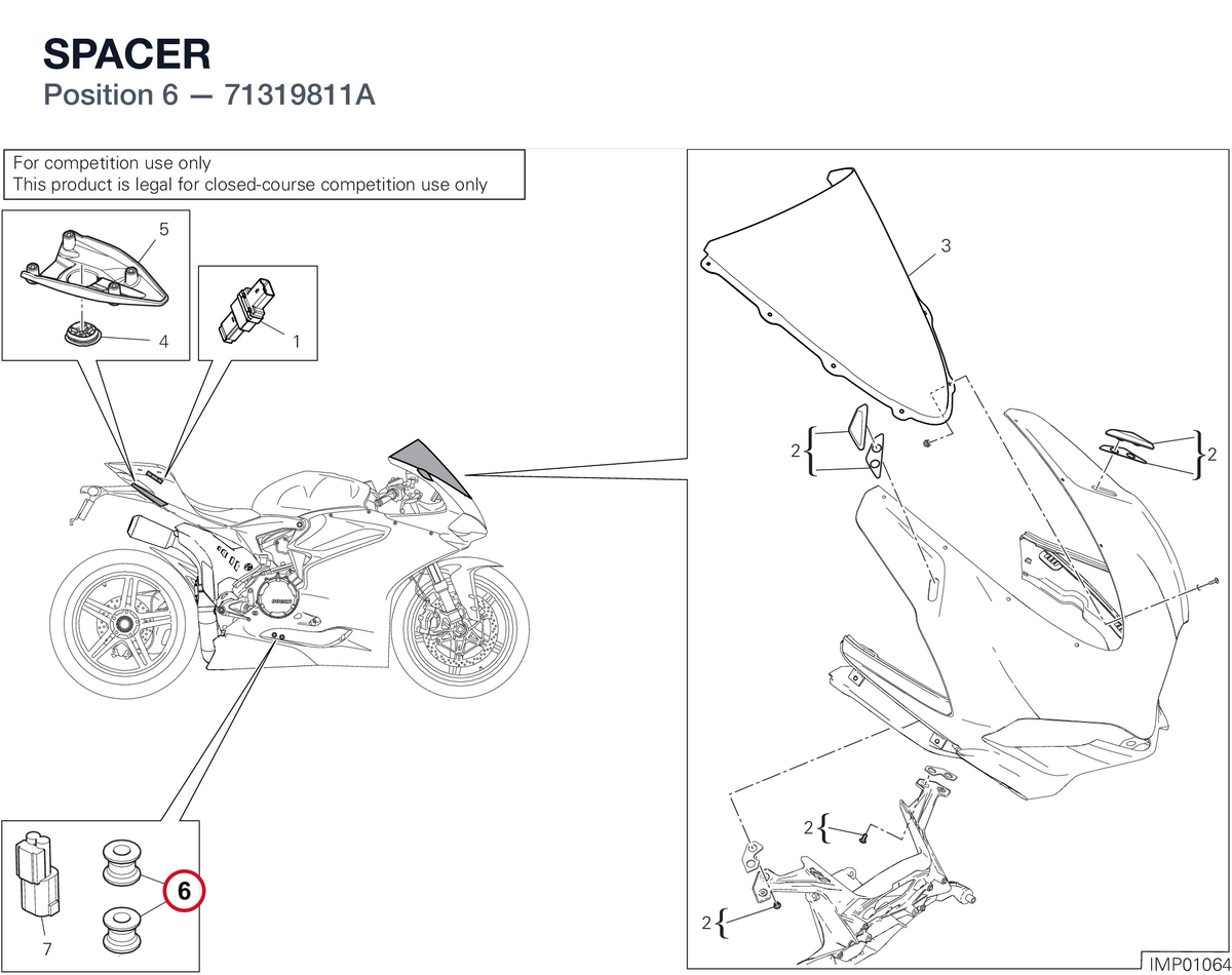 SPACER 71319811A diagram position
