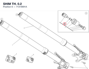 SHIM TH. 0.2 71319891A diagram position