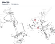 SPACER 71319961CA diagram position