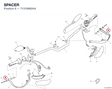 SPACER 71319982AA diagram position
