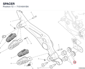 SPACER 7131A041BA diagram position