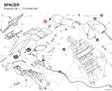 SPACER 7131A061AA diagram position