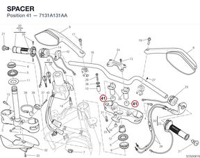 SPACER 7131A131AA diagram position
