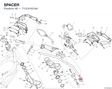 SPACER 7131A161AA diagram position