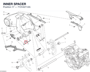 INNER SPACER 7131A211AA diagram position