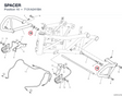 SPACER 7131A241BA diagram position