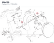 SPACER 7131A481A diagram position