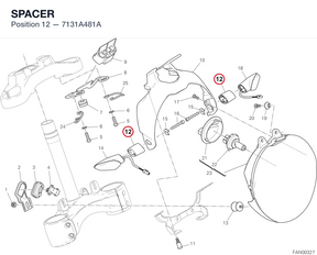 SPACER 7131A481A diagram position