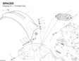 SPACER 7131A611AA diagram position