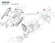 SPACER 7131A621AA diagram position