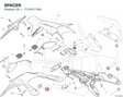 SPACER 7131A771BA diagram position