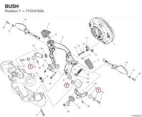 BUSH 7131A792A diagram position
