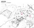 SPACER 7131A921A diagram position