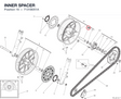 INNER SPACER 7131B051A diagram position