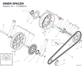 INNER SPACER 7131B051A diagram position