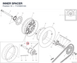 INNER SPACER 7131B051AA diagram position