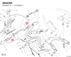 SPACER 7131B601A diagram position