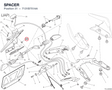 SPACER 7131B751AA diagram position