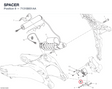 SPACER 7131B851AA diagram position