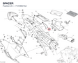 SPACER 7131B921AA diagram position
