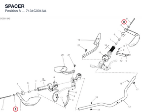 SPACER 7131C001AA diagram position