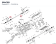 SPACER 7131C211A diagram position