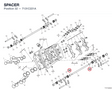 SPACER 7131C221A diagram position