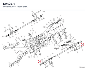 SPACER 7131C241A diagram position