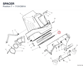 SPACER 7131C891A diagram position