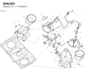 SPACER 7131D281A diagram position