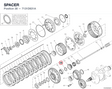 SPACER 7131D631A diagram position