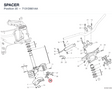 SPACER 7131D661AA diagram position