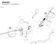 SPACER 7131E251AA diagram position