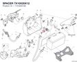 SPACER 7X10X20X12 7131E801AB diagram position
