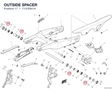 OUTSIDE SPACER 7131E941A diagram position