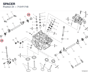SPACER 7131F171B diagram position
