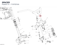 SPACER 7131F221AA diagram position
