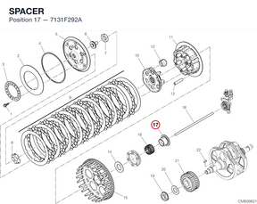 SPACER 7131F292A diagram position