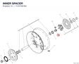 INNER SPACER 7131F381BA diagram position