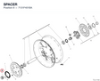 SPACER 7131F401BA diagram position